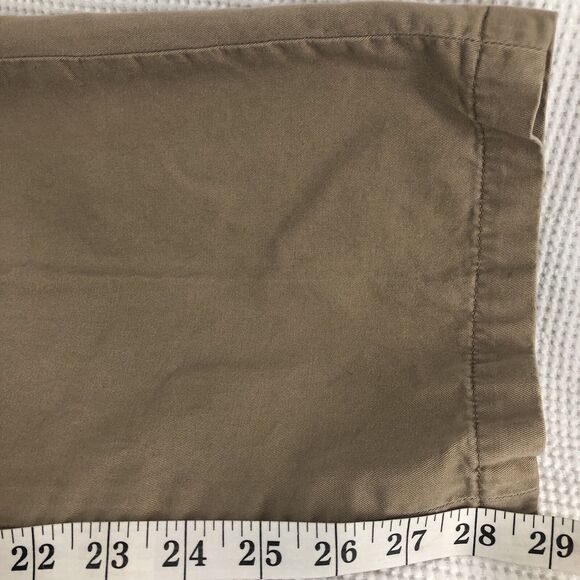 T Harris chino pants men’s khaki 32 x 30 regular fit flat front - Picture 6 of 7